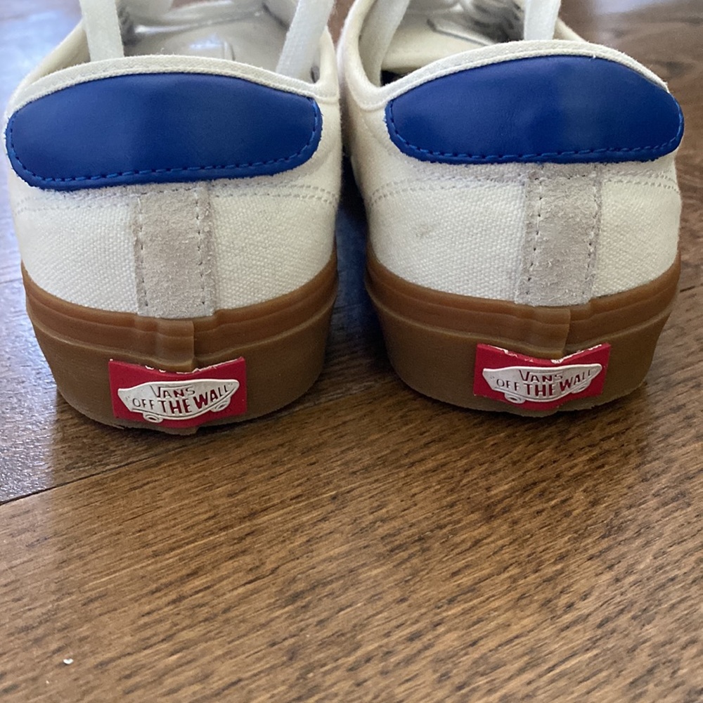 Vans White and Brown Sneakers - Picture 2 of 5